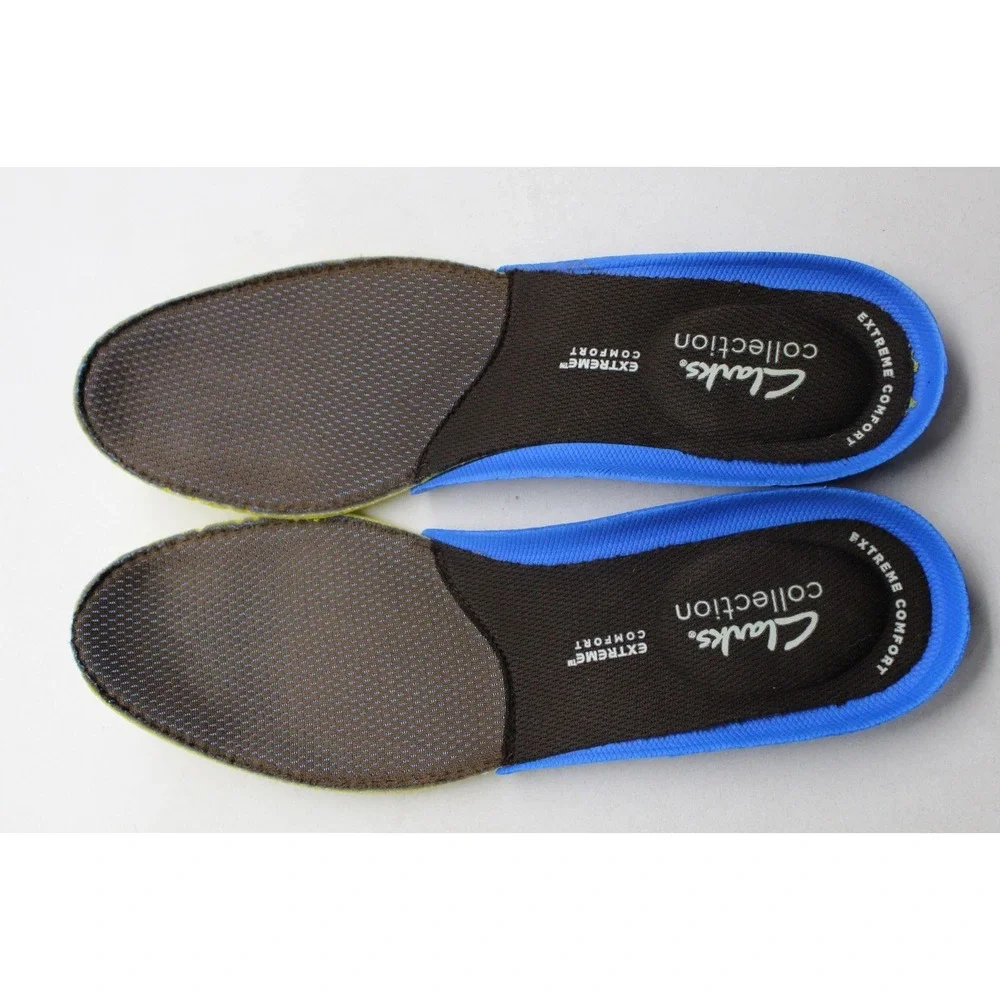 Clarks Mens 10.5 US Bradley‎ Free Brown Leather Casual Slip On Comfort Shoes